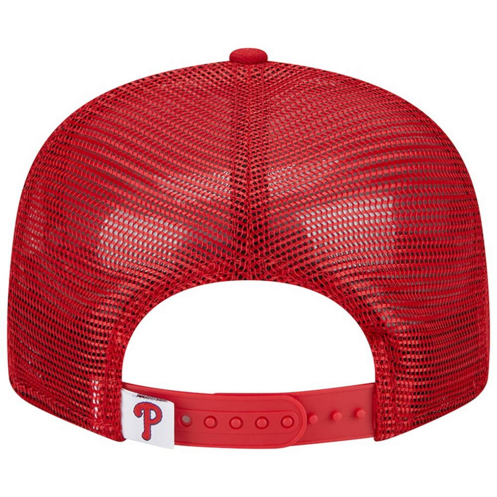 Philadelphia Phillies Team Color Trucker 9FIFTY Snapback Hat Red