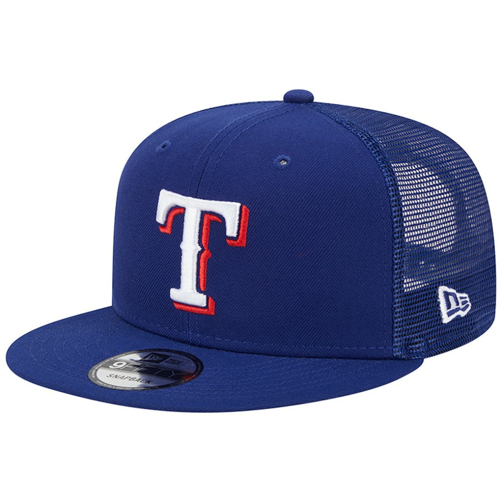 Texas Rangers Team Color Trucker 9FIFTY Snapback Hat Royal