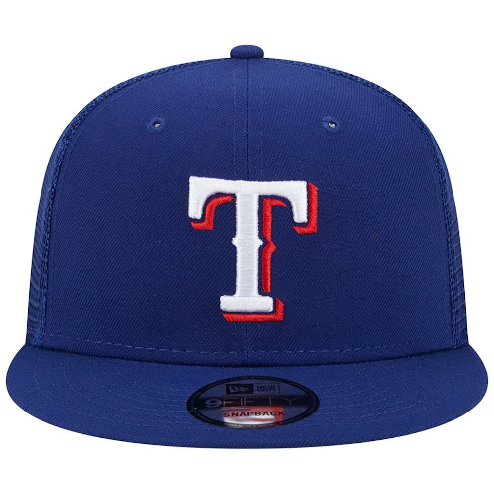Texas Rangers Team Color Trucker 9FIFTY Snapback Hat Royal