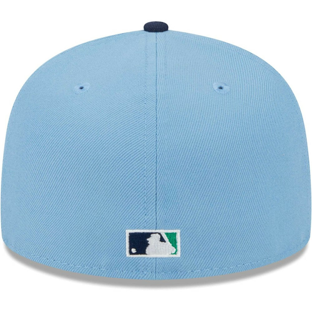 Chicago White Sox Green Undervisor 59FIFTY Fitted Hat Light Blue/Navy