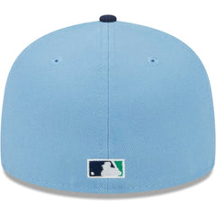 Chicago White Sox Green Undervisor 59FIFTY Fitted Hat Light Blue/Navy