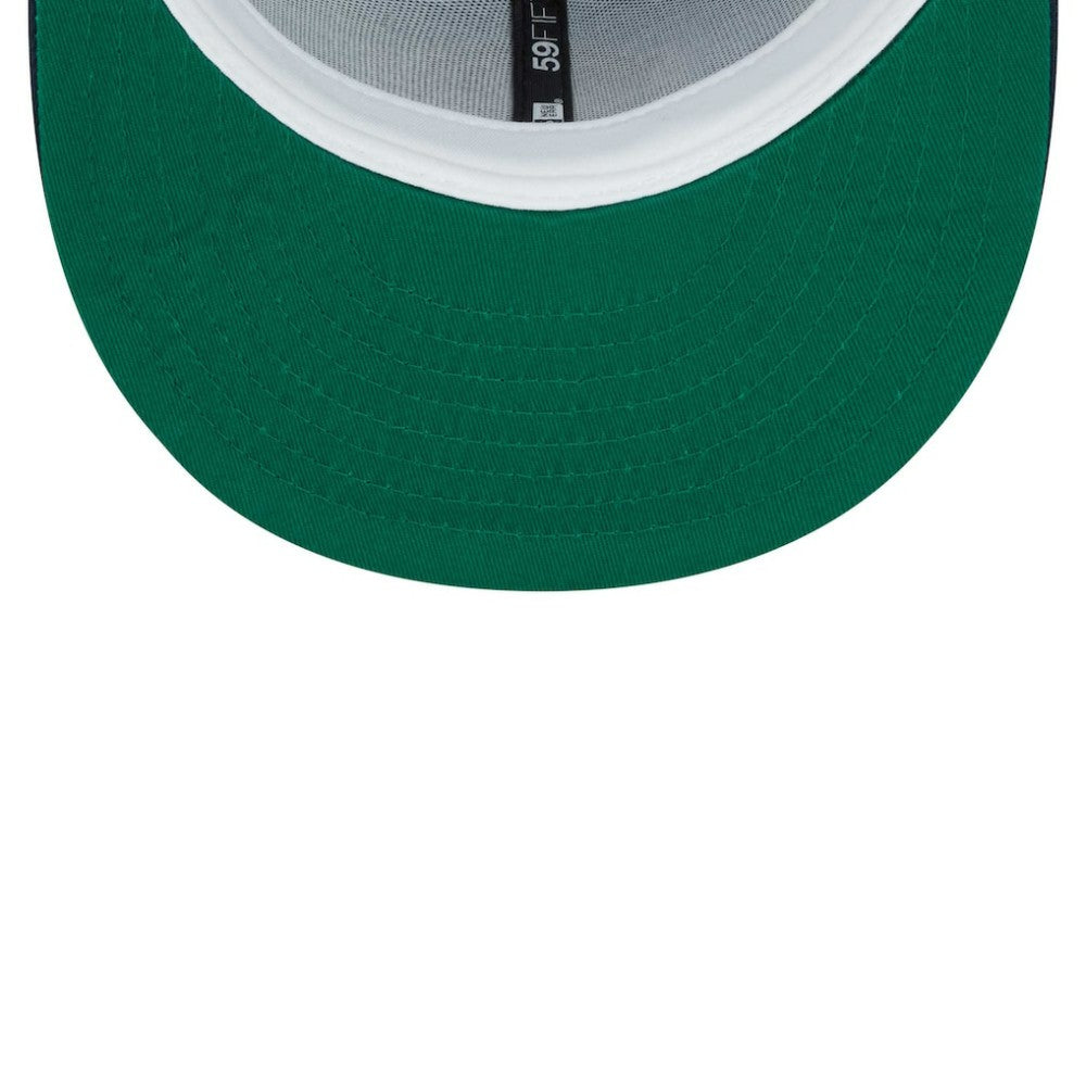 Chicago White Sox Green Undervisor 59FIFTY Fitted Hat Light Blue/Navy