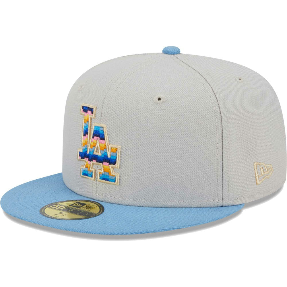Los Angeles Dodgers Beach Front 59FIFTY Fitted Hat Natural