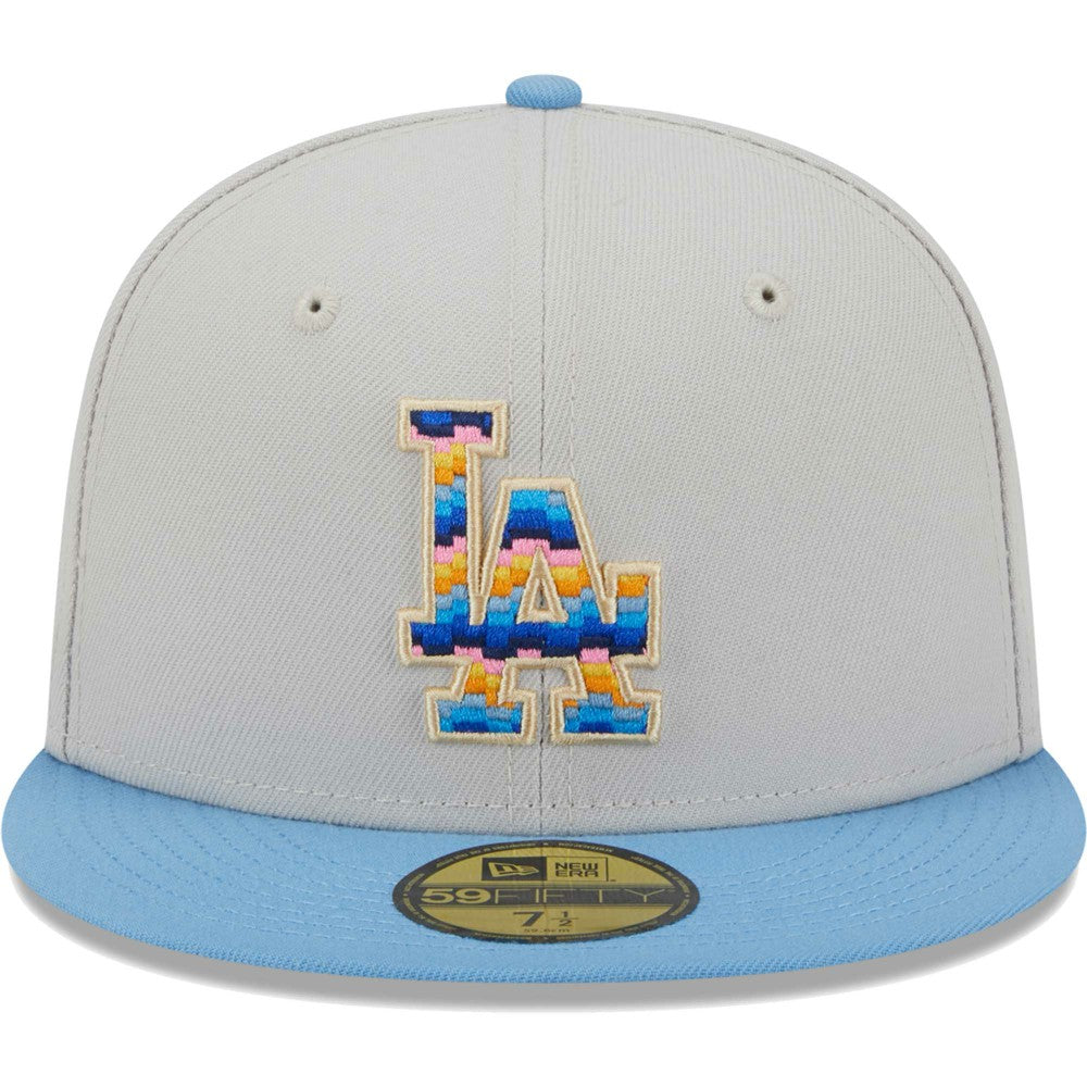 Los Angeles Dodgers Beach Front 59FIFTY Fitted Hat Natural