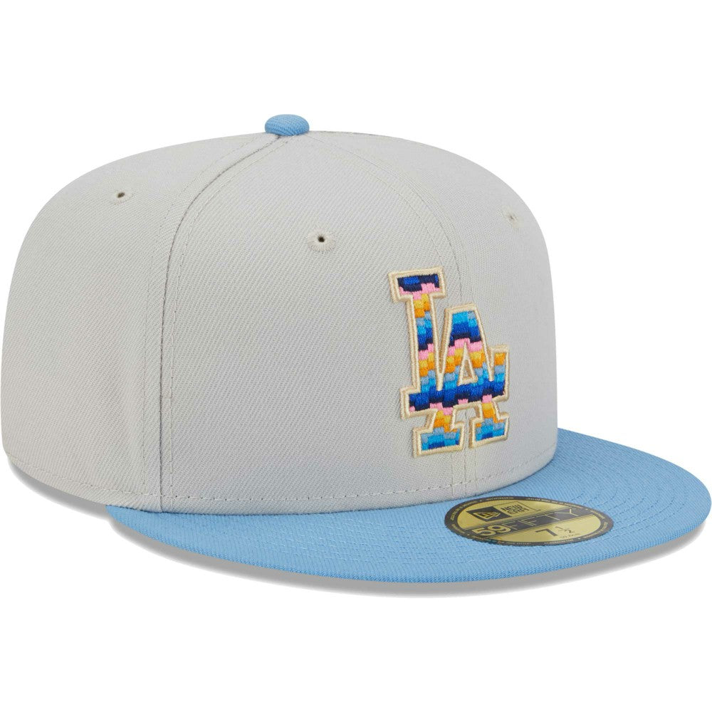 Los Angeles Dodgers Beach Front 59FIFTY Fitted Hat Natural