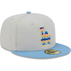 Los Angeles Dodgers Beach Front 59FIFTY Fitted Hat Natural