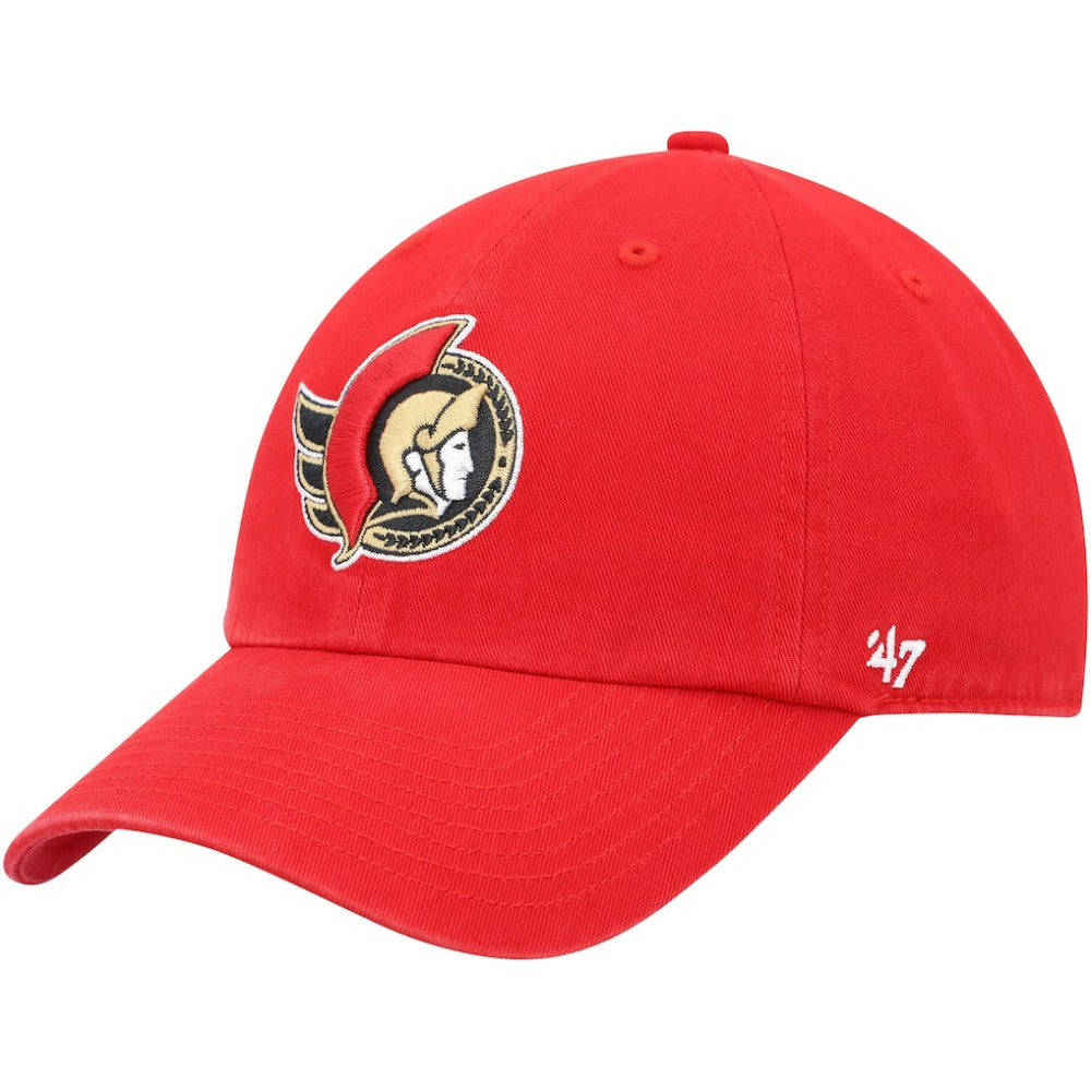 Ottawa Senators '47 Team Clean Up Adjustable Hat - Red Hats