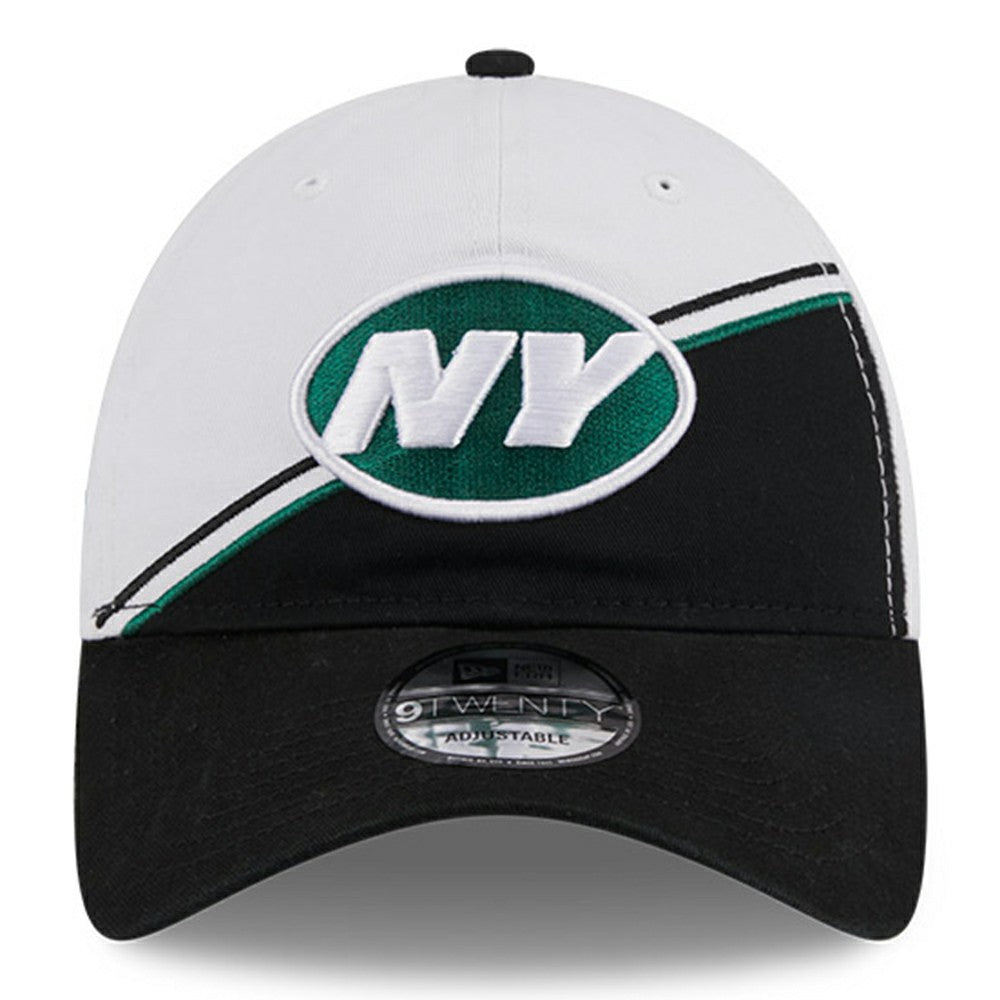 New York Jets New Era 2023 Sideline 9TWENTY Adjustable Hat - White/Black for sale