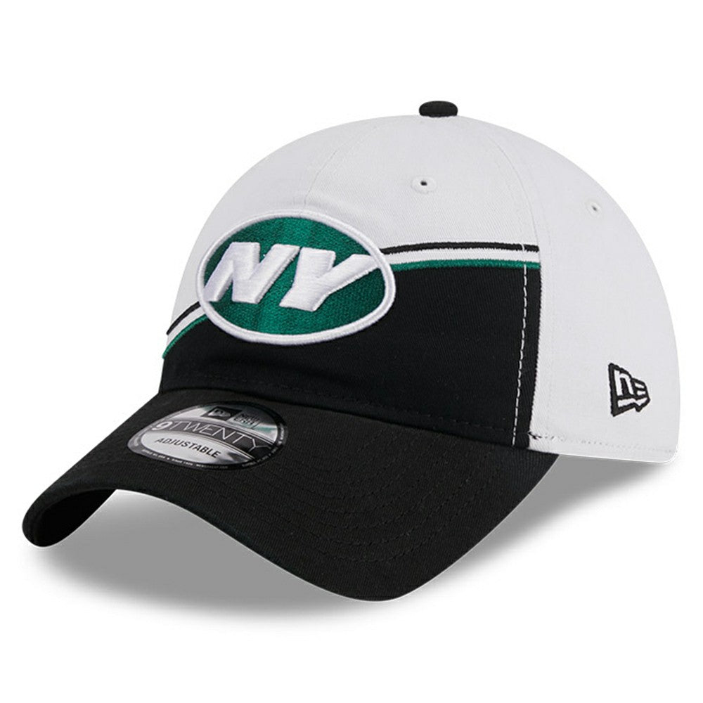 New York Jets New Era 2023 Sideline 9TWENTY Adjustable Hat - White/Black for sale