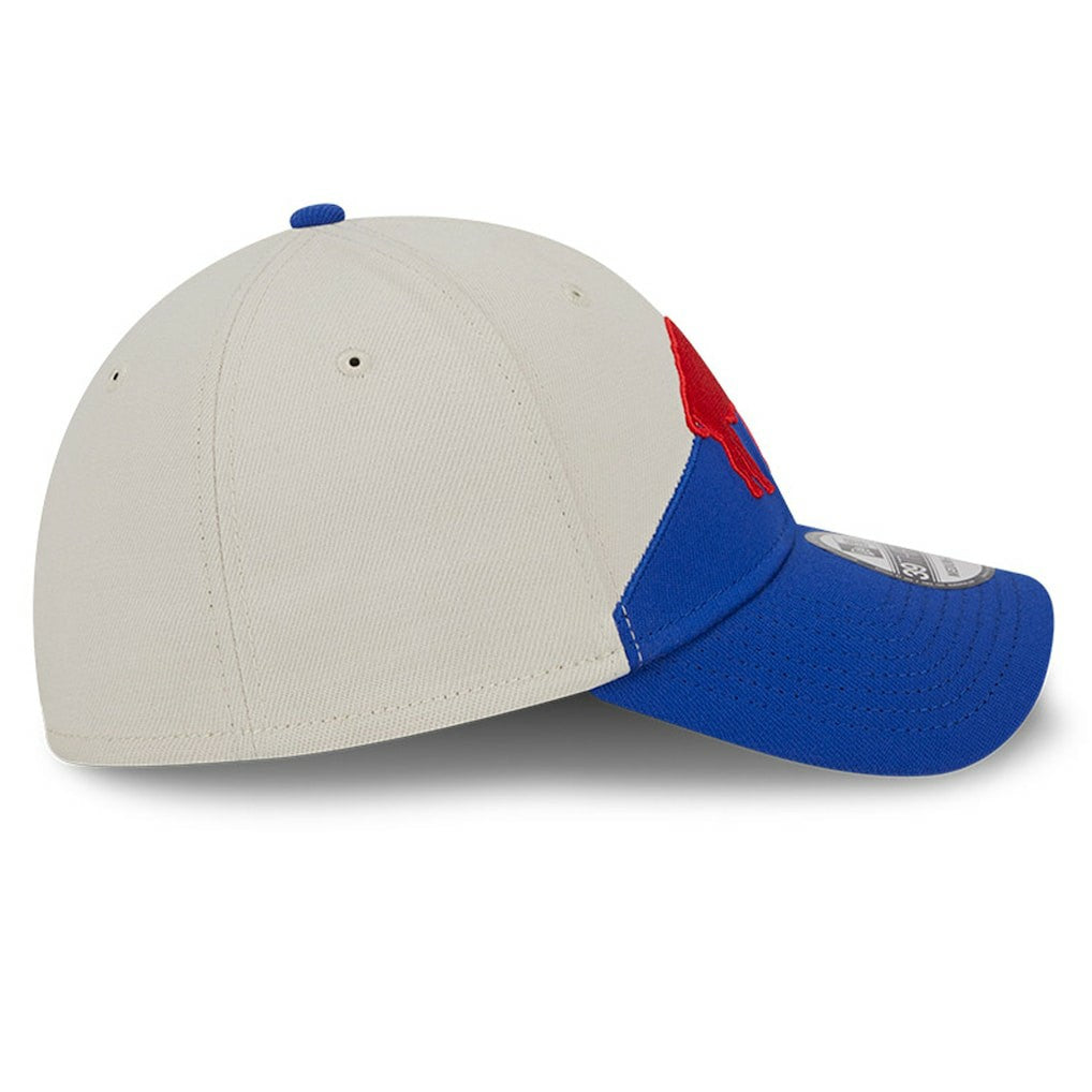 Buffalo Bills New Era 2023 Sideline Historic 39THIRTY Flex Hat - Cream/Royal cheap