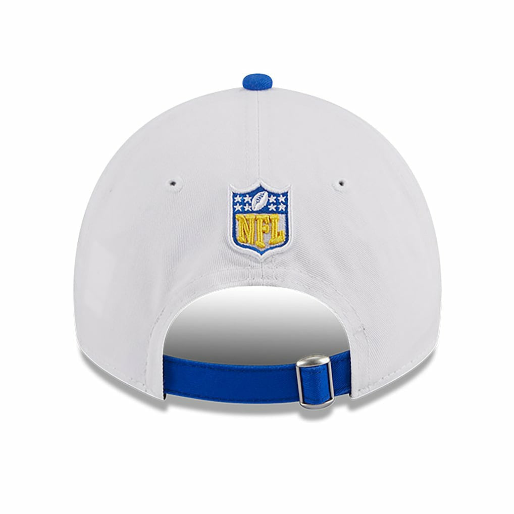Los Angeles Rams New Era Youth 2023 Sideline 9TWENTY Adjustable Hat - White/Royal outlet
