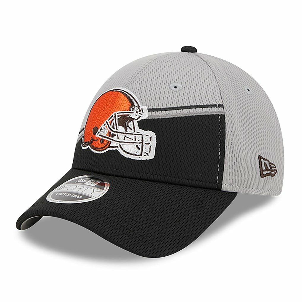 Cleveland Browns New Era 2023 Sideline 9FORTY Adjustable Hat - Gray/Black for sale