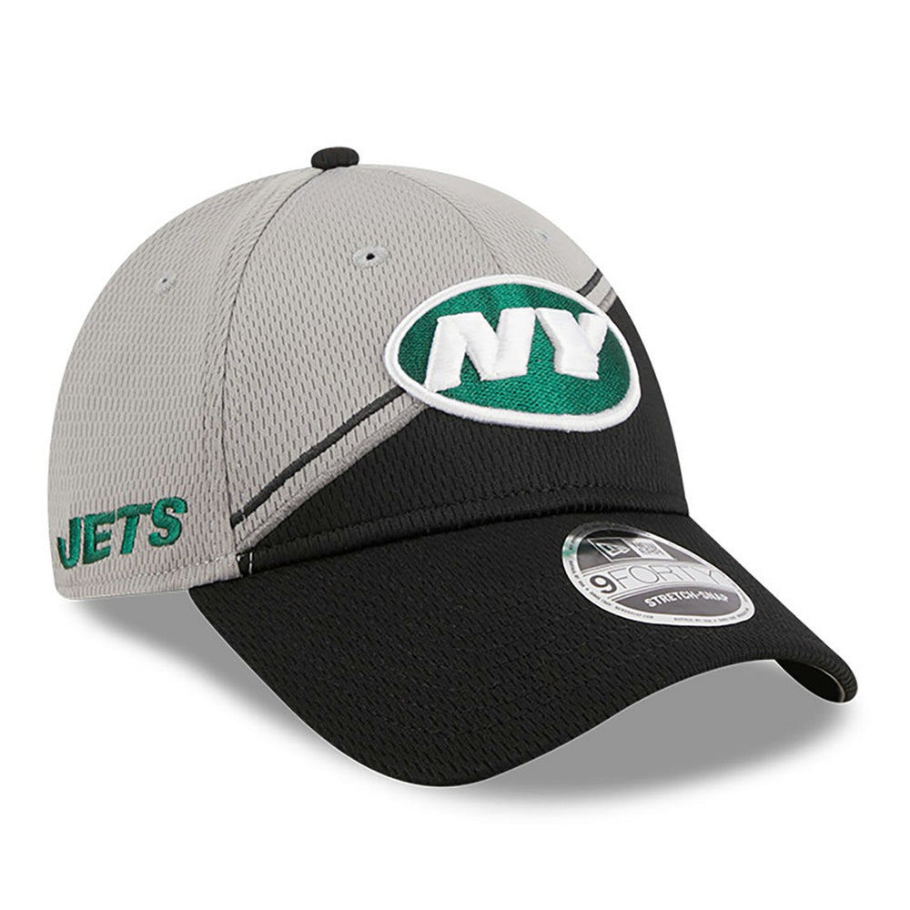 New York Jets New Era 2023 Sideline 9FORTY Adjustable Hat - Gray/Black outlet