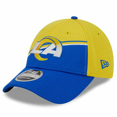 Los Angeles Rams New Era 2023 Sideline 9FORTY Adjustable Hat - Gold/Royal online