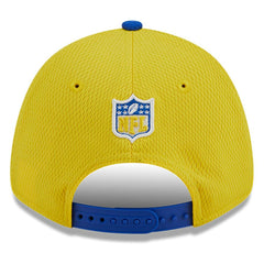 Los Angeles Rams New Era 2023 Sideline 9FORTY Adjustable Hat - Gold/Royal online
