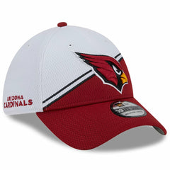 Arizona Cardinals New Era 2023 Sideline 39THIRTY Flex Hat - White/Cardinal cheap