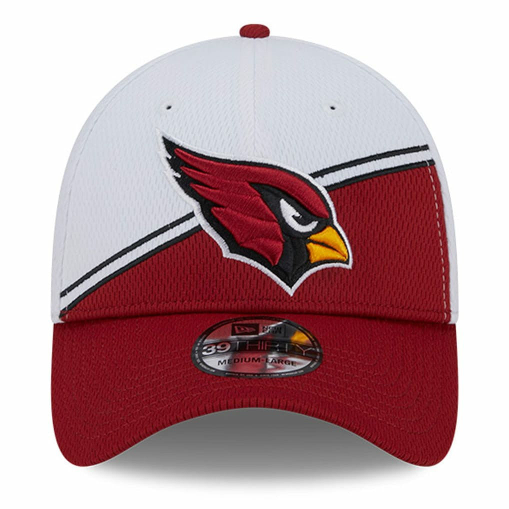 Arizona Cardinals New Era 2023 Sideline 39THIRTY Flex Hat - White/Cardinal cheap