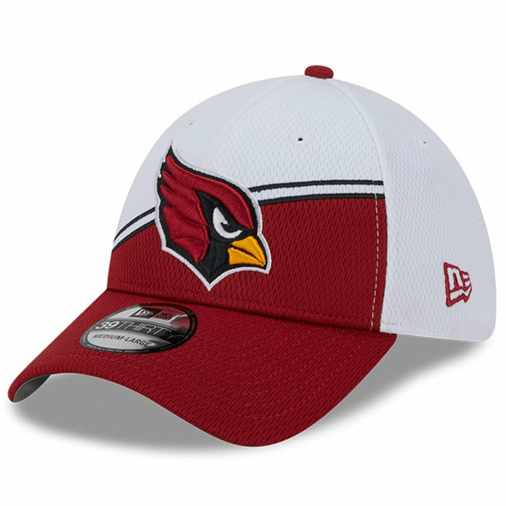 Arizona Cardinals New Era 2023 Sideline 39THIRTY Flex Hat - White/Cardinal cheap