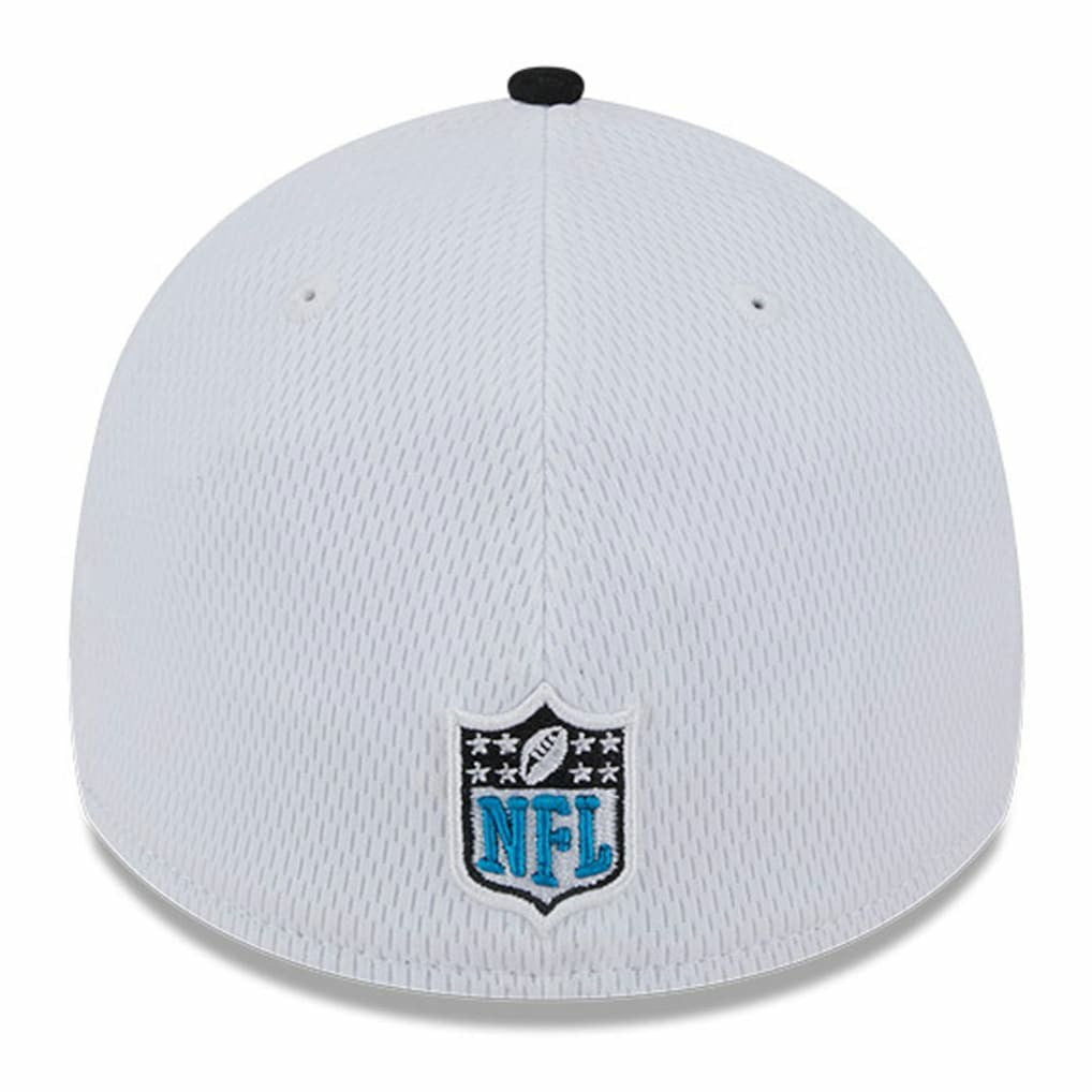 Carolina Panthers New Era 2023 Sideline 39THIRTY Flex Hat - White/Black cheap