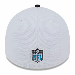 Carolina Panthers New Era 2023 Sideline 39THIRTY Flex Hat - White/Black cheap