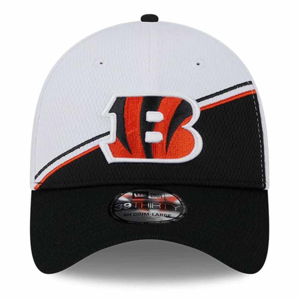 Cincinnati Bengals New Era 2023 Sideline 39THIRTY Flex Hat - White/Black on sale