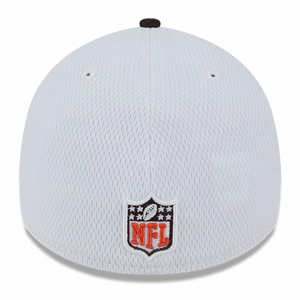 Cleveland Browns New Era 2023 Sideline 39THIRTY Flex Hat - White/Brown online