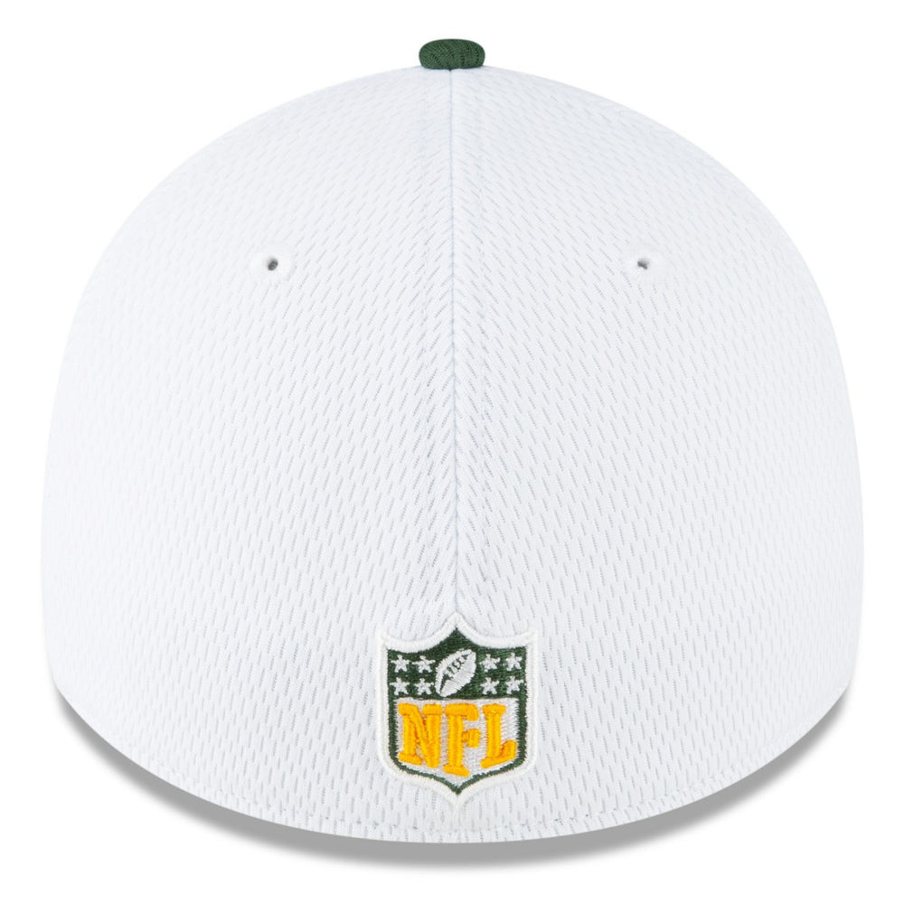 Green Bay Packers New Era 2023 Sideline 39THIRTY Flex Hat - White/Green on sale
