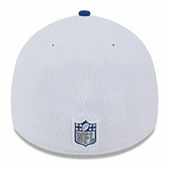 Indianapolis Colts New Era 2023 Sideline 39THIRTY Flex Hat - White/Royal on sale
