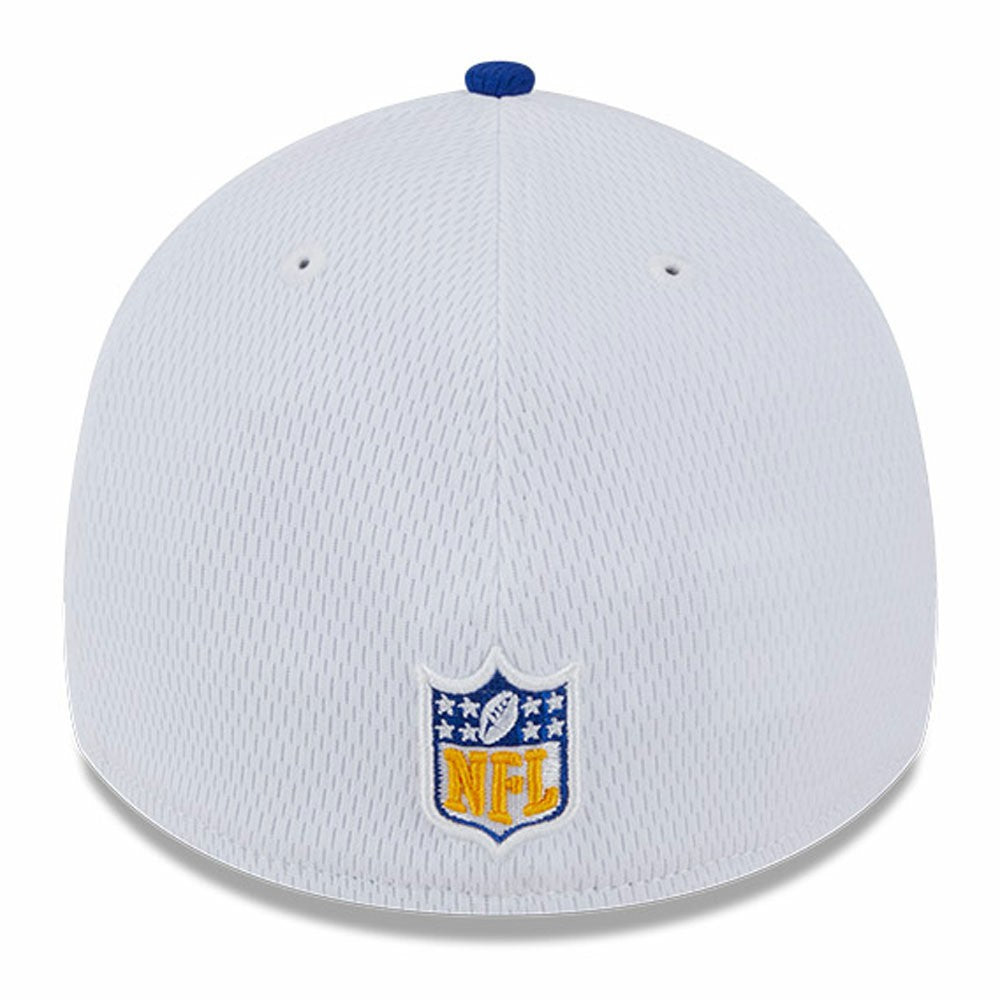 Los Angeles Chargers New Era 2023 Sideline 39THIRTY Flex Hat - White/Blue cheap