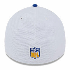 Los Angeles Chargers New Era 2023 Sideline 39THIRTY Flex Hat - White/Blue cheap