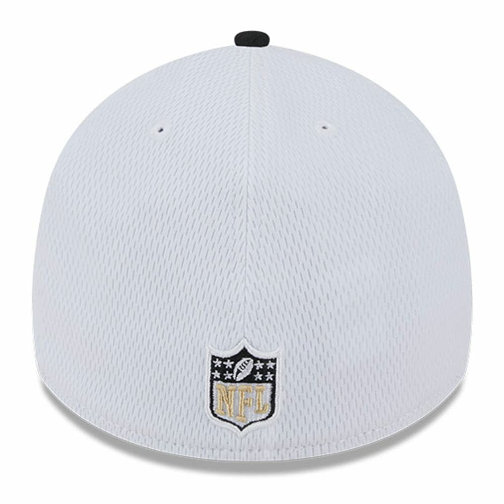 New Orleans Saints New Era 2023 Sideline 39THIRTY Flex Hat - White/Black sale