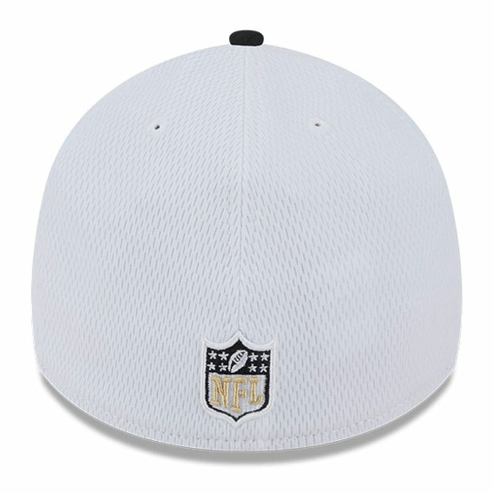 New Orleans Saints New Era 2023 Sideline 39THIRTY Flex Hat - White/Black sale