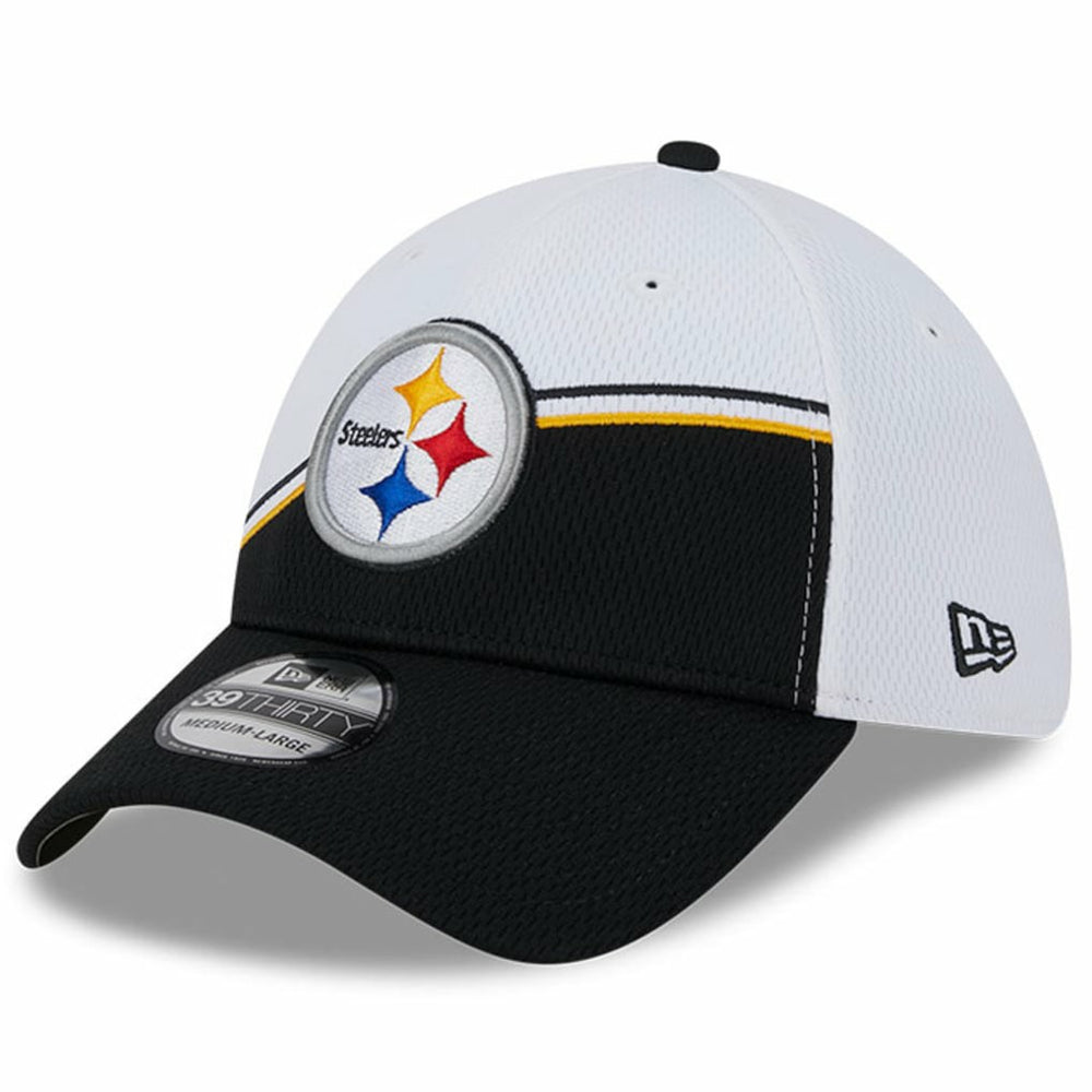 Pittsburgh Steelers New Era 2023 Sideline 39THIRTY Flex Hat - White/Black outlet