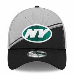 New York Jets New Era 2023 Sideline 39THIRTY Flex Hat - Gray/Black cheap