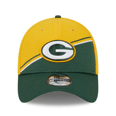 Green Bay Packers New Era 2023 Sideline 39THIRTY Flex Hat - Gold/Green on sale