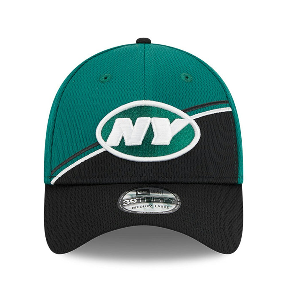 New York Jets New Era 2023 Sideline 39THIRTY Flex Hat - Green/Black for sale