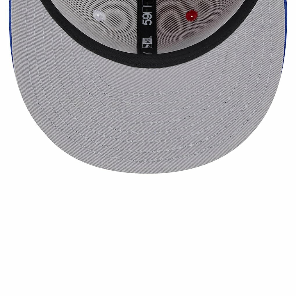 Buffalo Bills New Era 2023 Sideline 59FIFTY Fitted Hat - Red/Royal on sale