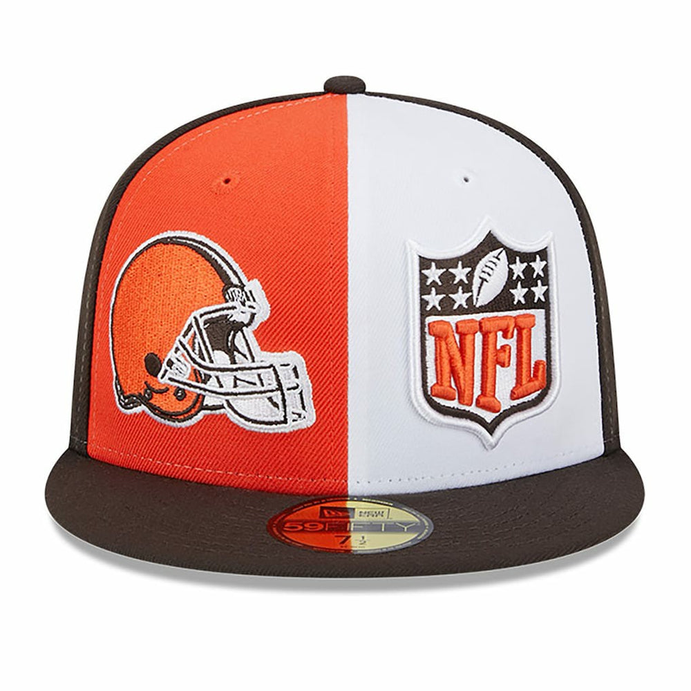 Cleveland Browns New Era 2023 Sideline 59FIFTY Fitted Hat - Orange/Brown discount
