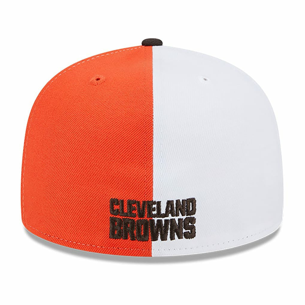 Cleveland Browns New Era 2023 Sideline 59FIFTY Fitted Hat - Orange/Brown discount