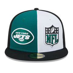 New York Jets New Era 2023 Sideline 59FIFTY Fitted Hat - Green/Black for sale