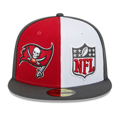 Tampa Bay Buccaneers New Era 2023 Sideline 59FIFTY Fitted Hat - Red/Pewter online