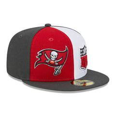 Tampa Bay Buccaneers New Era 2023 Sideline 59FIFTY Fitted Hat - Red/Pewter online