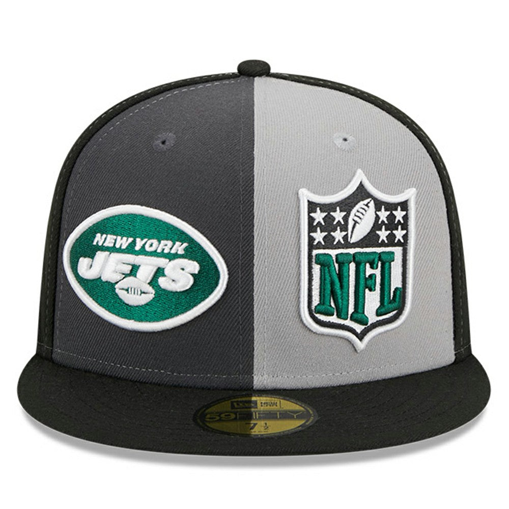 New York Jets New Era 2023 Sideline 59FIFTY Fitted Hat - Gray/Black on sale