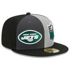 New York Jets New Era 2023 Sideline 59FIFTY Fitted Hat - Gray/Black on sale
