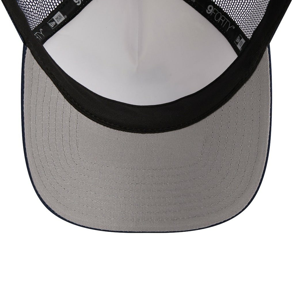 Dallas Cowboys New Era Stacked A-Frame Trucker 9FORTY Adjustable Hat - White/Navy sale