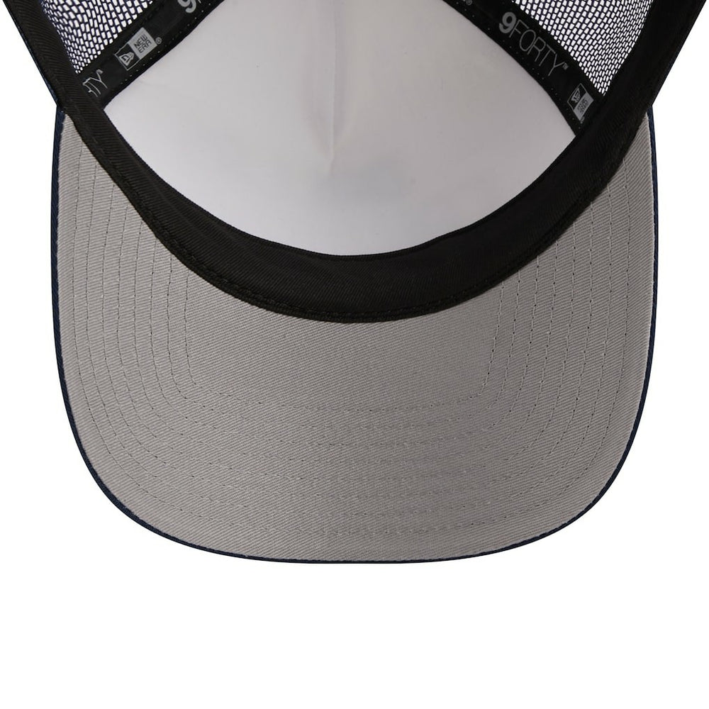 Dallas Cowboys New Era Stacked A-Frame Trucker 9FORTY Adjustable Hat - White/Navy sale