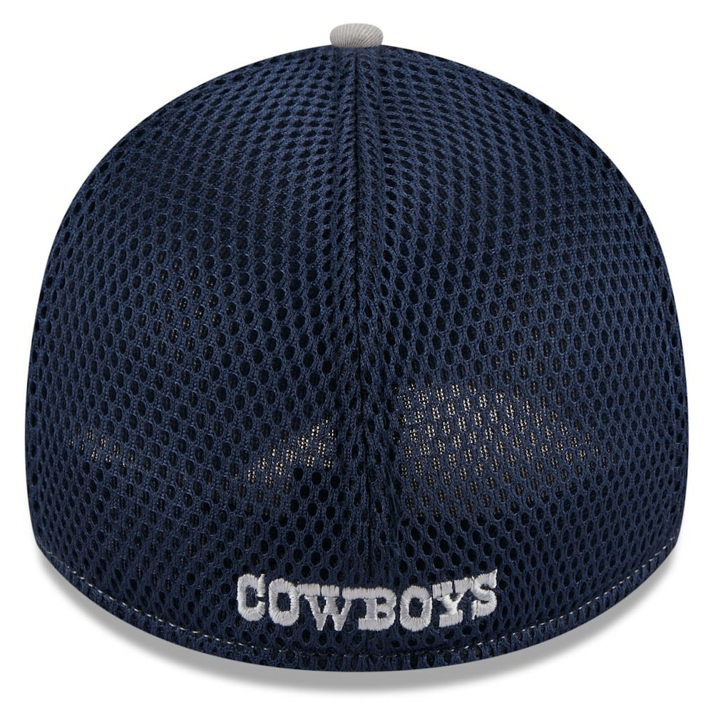 Dallas Cowboys New Era Pipe Retro Joe 39THIRTY Flex Hat - Silver/Navy for sale