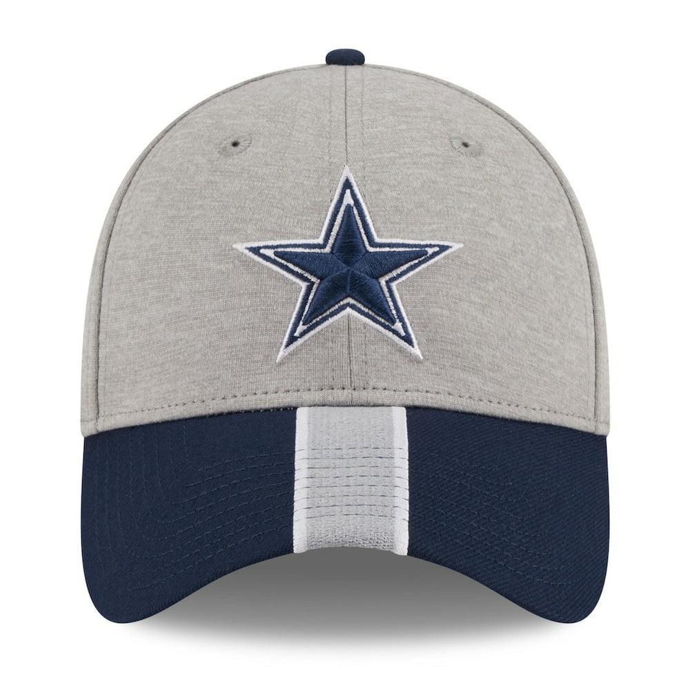 Dallas Cowboys New Era Stripe 39THIRTY Flex Hat - Heather Silver outlet