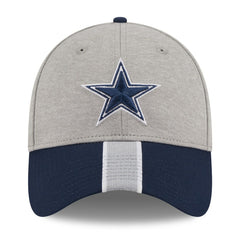 Dallas Cowboys New Era Stripe 39THIRTY Flex Hat - Heather Silver outlet