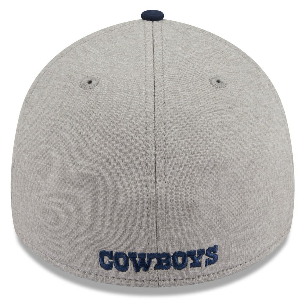 Dallas Cowboys New Era Stripe 39THIRTY Flex Hat - Heather Silver outlet